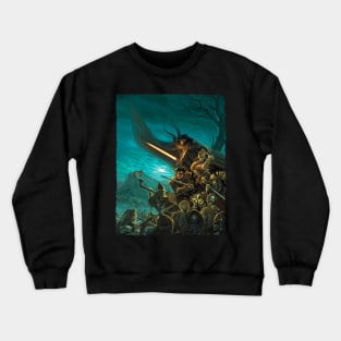 Scarred Lands Cover Art: Hollowfaust: City of Necromancers Crewneck Sweatshirt